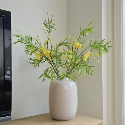Mimosatakken kunstboeket
