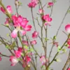 Zijden boeket met roze luxe bloesemtakken