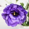 Zijden paarse bloem in luxe kunstboeket